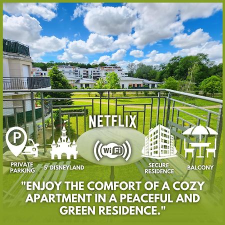 Appartement, Balcon, Parking, 5' Disneyland 蒙泰夫兰 外观 照片