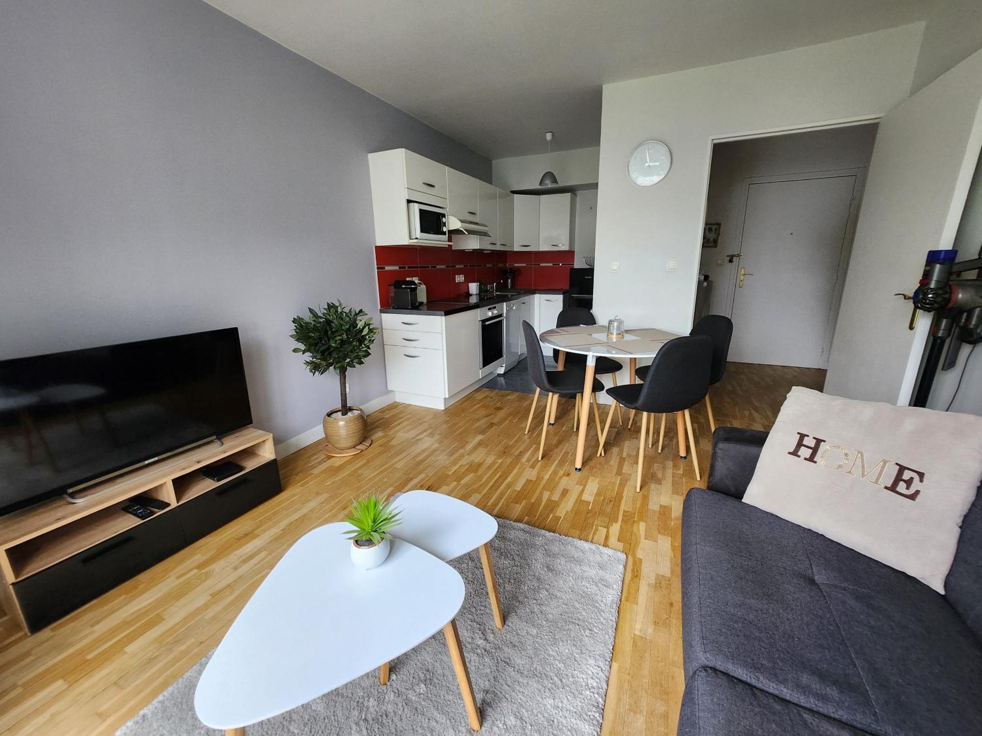 Appartement, Balcon, Parking, 5' Disneyland 蒙泰夫兰 外观 照片
